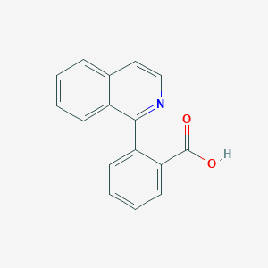 molecular formula C16H11NO2 B11861613 2-(Isoquinolin-1-yl)benzoic acid CAS No. 95264-23-6