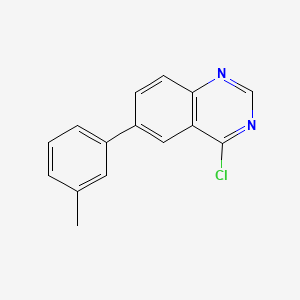 molecular formula C15H11ClN2 B11861614 4-Chloro-6-(m-tolyl)quinazoline 