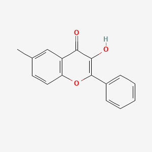 molecular formula C16H12O3 B11861701 6-Methylflavonol CAS No. 6971-18-2