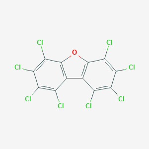 molecular formula C12Cl8O B118618 1,2,3,4,6,7,8,9-Octachlorodibenzofuran CAS No. 39001-02-0