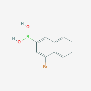 molecular formula C10H8BBrO2 B11861810 (4-Bromonaphthalen-2-yl)boronic acid 