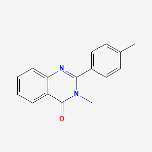 molecular formula C16H14N2O B11861896 3-methyl-2-(p-tolyl)quinazolin-4(3H)-one CAS No. 74375-16-9