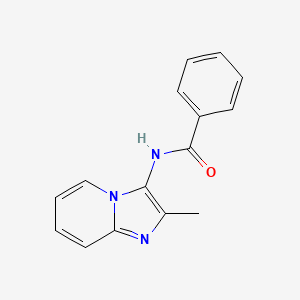 molecular formula C15H13N3O B11861923 N-(2-Methylimidazo[1,2-a]pyridin-3-yl)benzamide CAS No. 406207-66-7