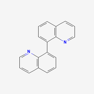 molecular formula C18H12N2 B11861986 8,8'-Biquinoline CAS No. 51913-96-3
