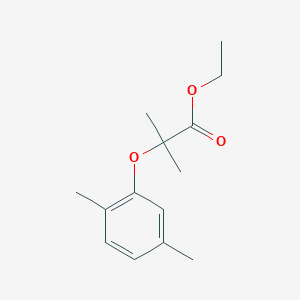molecular formula C14H20O3 B011862 Ethyl 2,5-dimethylphenoxyisobutyrate CAS No. 102416-49-9