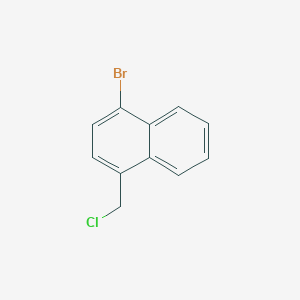 molecular formula C11H8BrCl B11862023 1-Bromo-4-(chloromethyl)naphthalene 