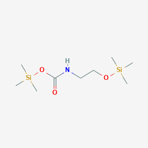 molecular formula C9H23NO3Si2 B11862164 Trimethylsilyl (2-((trimethylsilyl)oxy)ethyl)carbamate CAS No. 62305-44-6