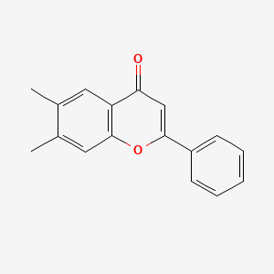molecular formula C17H14O2 B11862239 6,7-Dimethylflavone CAS No. 288400-99-7