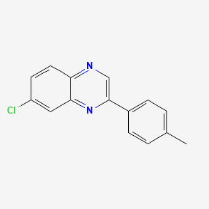 molecular formula C15H11ClN2 B11862296 7-Chloro-2-(p-tolyl)quinoxaline 