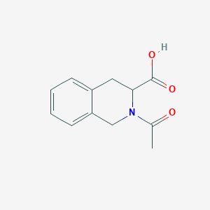 B118623 2-Acetyl-1,2,3,4-tetrahydroisoquinoline-3-carboxylic acid CAS No. 143767-54-8