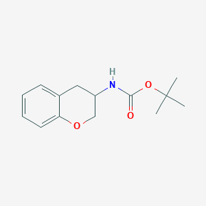molecular formula C14H19NO3 B11862300 tert-Butyl chroman-3-ylcarbamate 