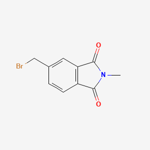 molecular formula C10H8BrNO2 B11862316 5-(Bromomethyl)-2-methyl-1h-isoindole-1,3(2h)-dione CAS No. 29456-03-9