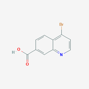 molecular formula C10H6BrNO2 B11862342 4-Bromoquinoline-7-carboxylic acid 