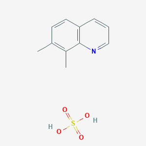 molecular formula C11H13NO4S B11862349 7,8-Dimethylquinoline sulfate 