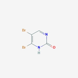 molecular formula C4H2Br2N2O B11862401 5,6-Dibromopyrimidin-2(1H)-one CAS No. 1023812-18-1