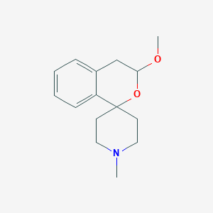 molecular formula C15H21NO2 B11862645 3-Methoxy-1'-methylspiro[isochroman-1,4'-piperidine] 