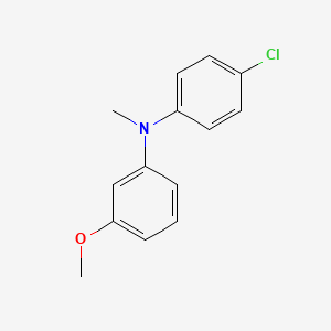 molecular formula C14H14ClNO B11862843 N-(4-Chlorophenyl)-3-methoxy-N-methylaniline 