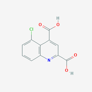 molecular formula C11H6ClNO4 B11862940 5-Chloroquinoline-2,4-dicarboxylic acid CAS No. 62482-33-1