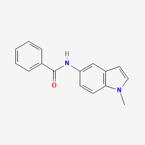 molecular formula C16H14N2O B11862951 N-(1-Methyl-1H-indol-5-yl)benzamide CAS No. 412966-69-9