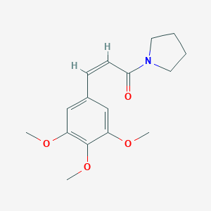 molecular formula C16H21NO4 B118630 Piperlotine D CAS No. 958296-13-4