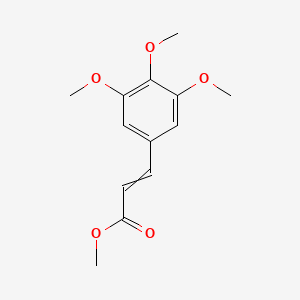 molecular formula C13H16O5 B11863151 Methyl 3-(3,4,5-trimethoxyphenyl)acrylate 