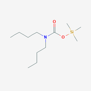 molecular formula C12H27NO2Si B11863172 Trimethylsilyl dibutylcarbamate CAS No. 89029-16-3
