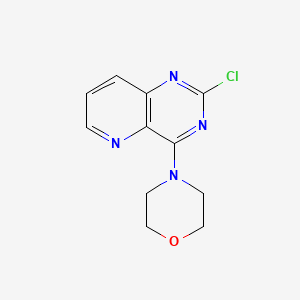 molecular formula C11H11ClN4O B11863245 4-(2-Chloropyrido[3,2-d]pyrimidin-4-yl)morpholine 