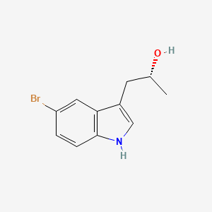 molecular formula C11H12BrNO B11863301 (R)-1-(5-Bromo-1H-indol-3-yl)propan-2-ol 