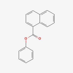 molecular formula C17H12O2 B11863343 Phenyl naphthalene-1-carboxylate CAS No. 36773-67-8