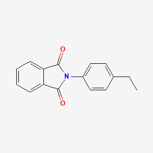 molecular formula C16H13NO2 B11863753 2-(4-Ethylphenyl)isoindole-1,3-dione CAS No. 83665-33-2
