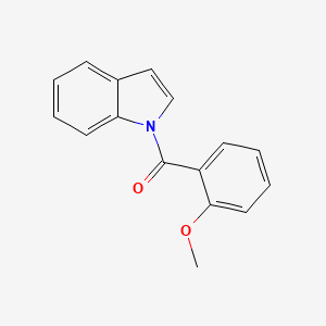 molecular formula C16H13NO2 B11863768 (1H-Indol-1-yl)(2-methoxyphenyl)methanone CAS No. 820234-17-1