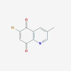 molecular formula C10H6BrNO2 B11863776 6-Bromo-3-methylquinoline-5,8-dione CAS No. 756899-09-9