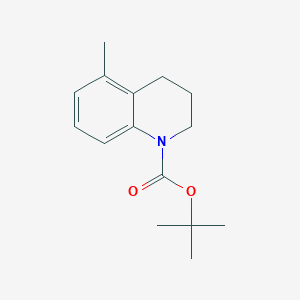 molecular formula C15H21NO2 B11863858 tert-Butyl 5-methyl-3,4-dihydroquinoline-1(2H)-carboxylate 