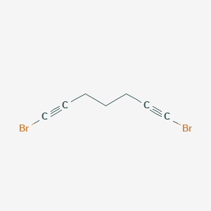 molecular formula C7H6Br2 B11863866 1,7-Dibromohepta-1,6-diyne 