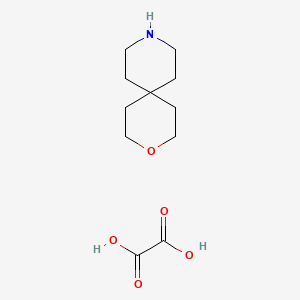 molecular formula C11H19NO5 B11863935 3-Oxa-9-azaspiro[5.5]undecane oxalate 