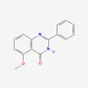 molecular formula C15H12N2O2 B11863970 5-Methoxy-2-phenylquinazolin-4(3H)-one 