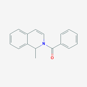 molecular formula C17H15NO B11863995 (1-Methylisoquinolin-2(1H)-yl)(phenyl)methanone CAS No. 61456-83-5