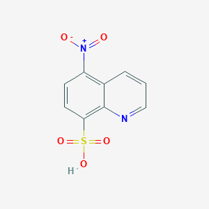 molecular formula C9H6N2O5S B11864130 5-Nitroquinoline-8-sulfonic acid CAS No. 854694-82-9