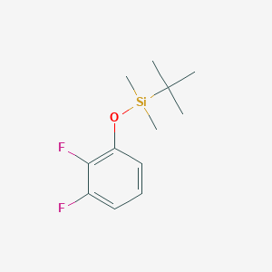molecular formula C12H18F2OSi B11864197 tert-Butyl(2,3-difluorophenoxy)dimethylsilane 