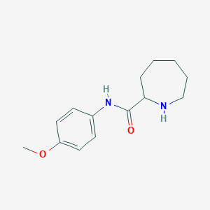 molecular formula C14H20N2O2 B11864515 N-(4-methoxyphenyl)azepane-2-carboxamide 