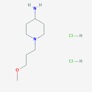 molecular formula C9H22Cl2N2O B11864567 1-(3-Methoxypropyl)piperidin-4-amine dihydrochloride 