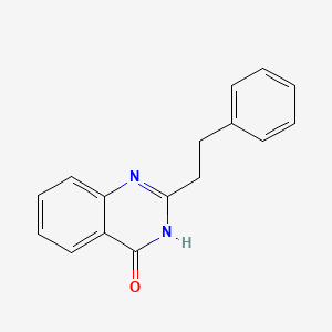 molecular formula C16H14N2O B11864674 2-(2-Phenylethyl)-4-quinazolinol CAS No. 4765-57-5