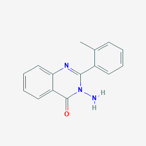 molecular formula C15H13N3O B11864811 3-Amino-2-(o-tolyl)quinazolin-4(3H)-one 