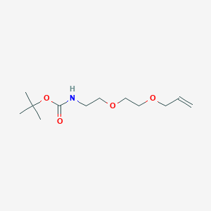 molecular formula C12H23NO4 B11864939 BOC-NH-PEG2-propene 