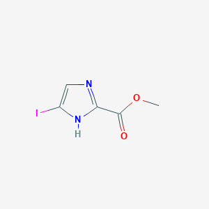 molecular formula C5H5IN2O2 B11864983 Methyl 4-iodo-1H-imidazole-2-carboxylate 