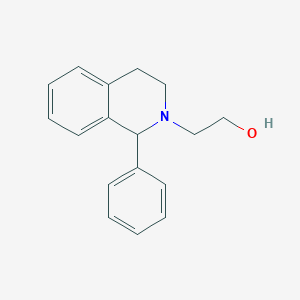 molecular formula C17H19NO B11864991 2-(1-Phenyl-3,4-dihydroisoquinolin-2(1H)-yl)ethanol CAS No. 32973-53-8