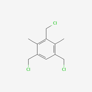 molecular formula C11H13Cl3 B11865035 1,3,5-Tris(chloromethyl)-2,4-dimethylbenzene CAS No. 2903-00-6