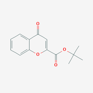 molecular formula C14H14O4 B11865081 tert-Butyl 4-oxo-4H-chromene-2-carboxylate 