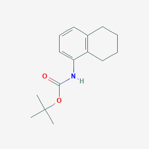 molecular formula C15H21NO2 B11865088 tert-Butyl (5,6,7,8-tetrahydronaphthalen-1-yl)carbamate 