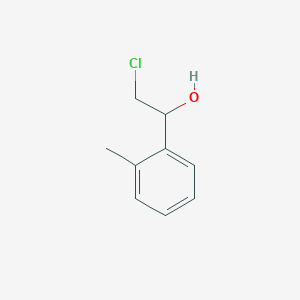 molecular formula C9H11ClO B118651 2-Chloro-1-(2-methylphenyl)ethanol CAS No. 141303-27-7